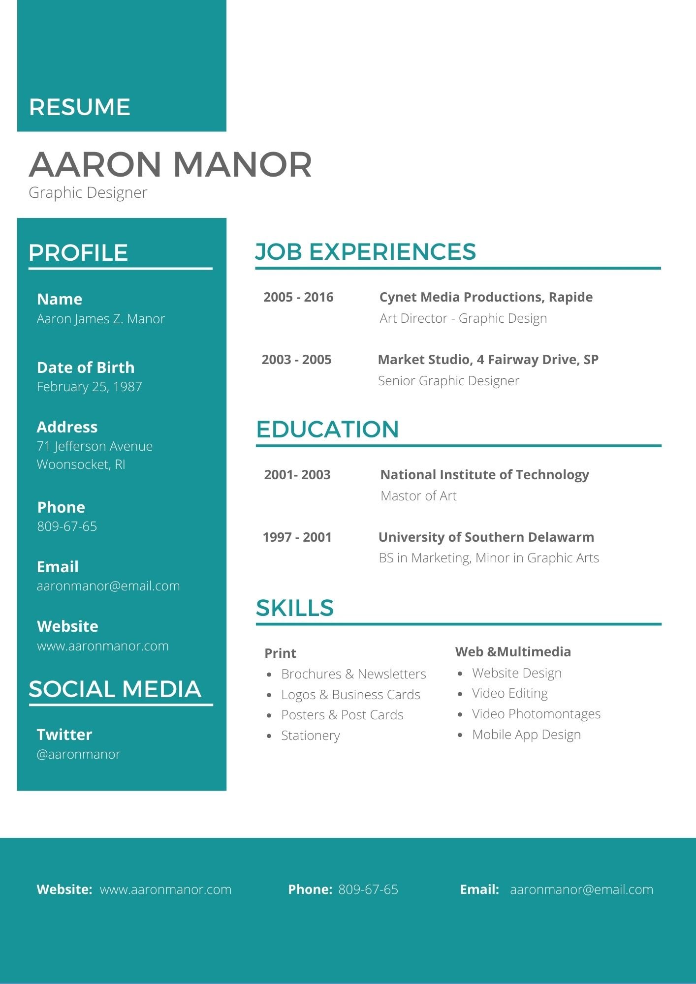 Latest Resume For Digital Marketing Fresher Download Sample Now